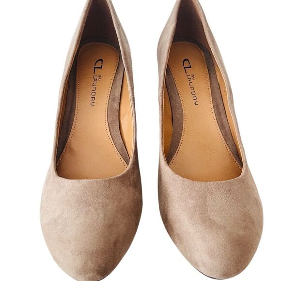 CL by Laundry Taupe Nima Wedge Pump size 8. - Picture 3 of 9